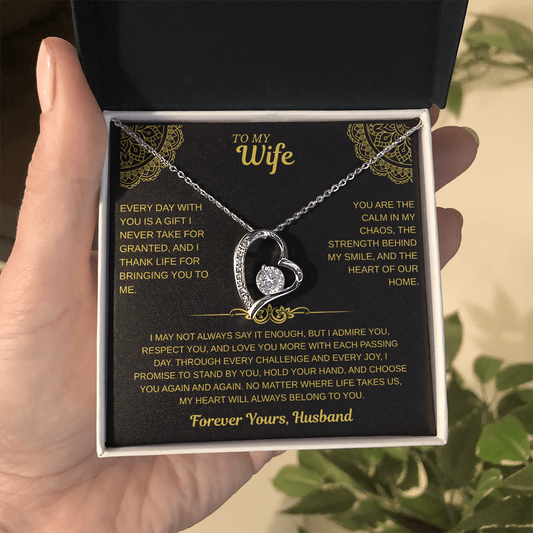 To My Wife - Forever Yours Husband - Beautiful Gift Set