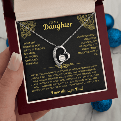 To My Daughter - Love Always Dad - Beautiful Gift Set