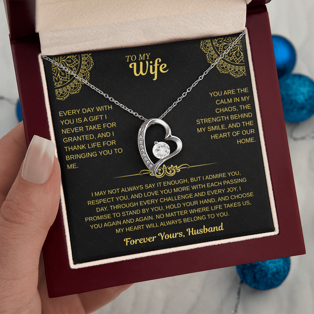 To My Wife - Forever Yours Husband - Beautiful Gift Set