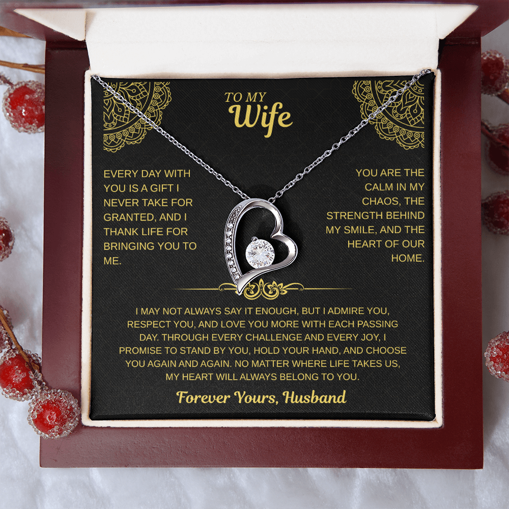To My Wife - Forever Yours Husband - Beautiful Gift Set