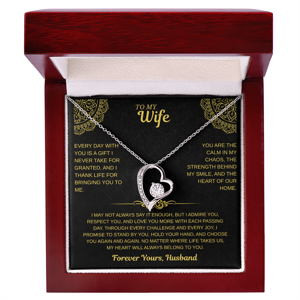 To My Wife - Forever Yours Husband - Beautiful Gift Set