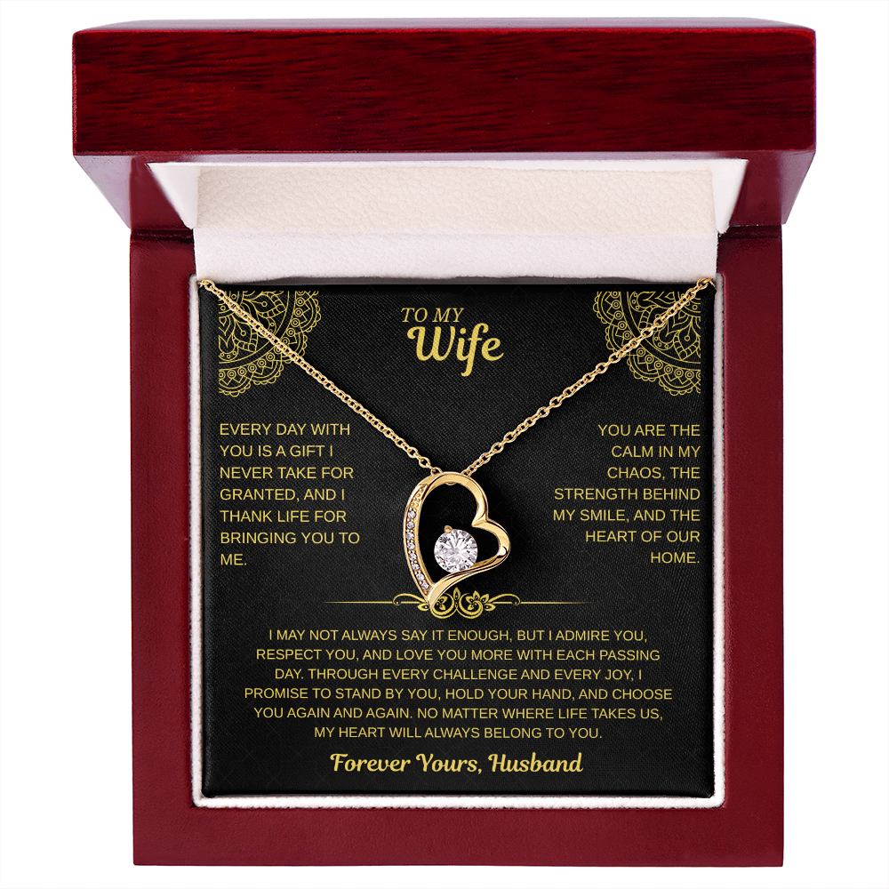 To My Wife - Forever Yours Husband - Beautiful Gift Set