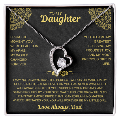 To My Daughter - Love Always Dad - Beautiful Gift Set