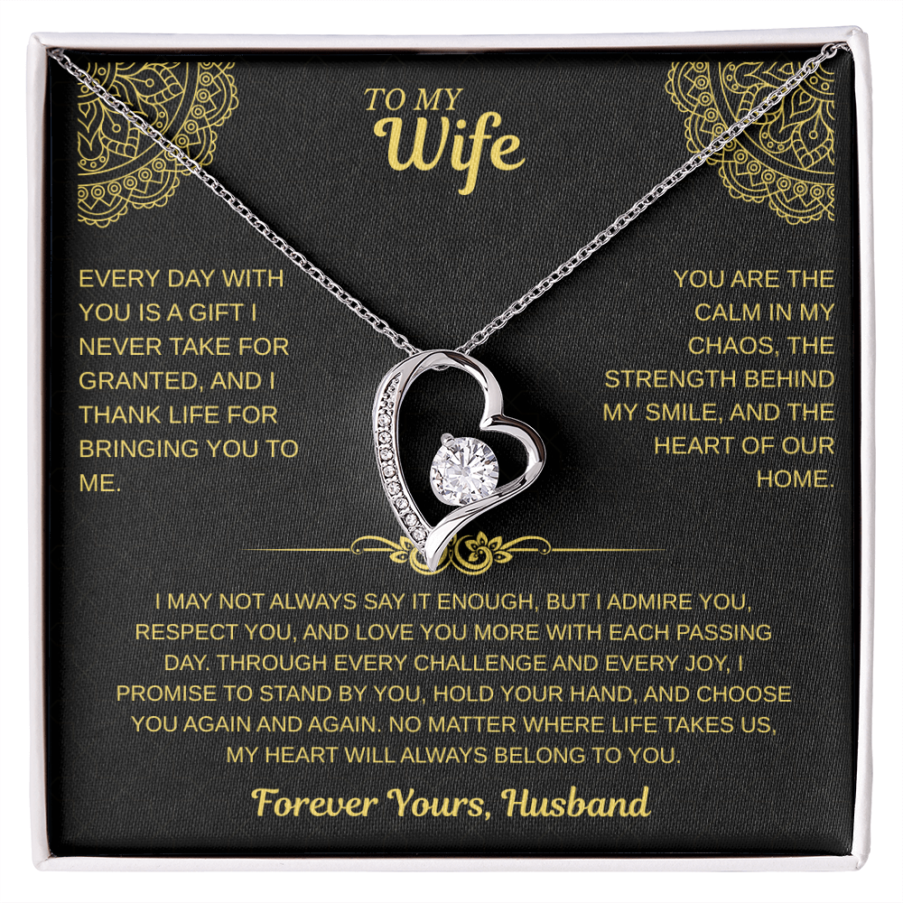 To My Wife - Forever Yours Husband - Beautiful Gift Set