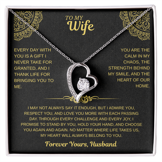 To My Wife - Forever Yours Husband - Beautiful Gift Set