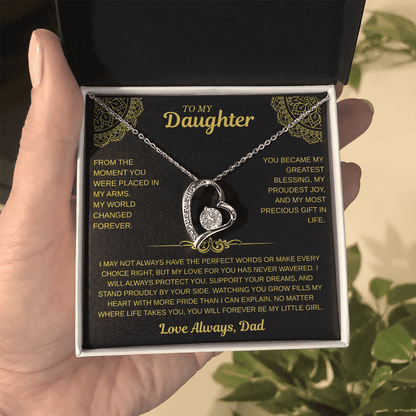 To My Daughter - Love Always Dad - Beautiful Gift Set