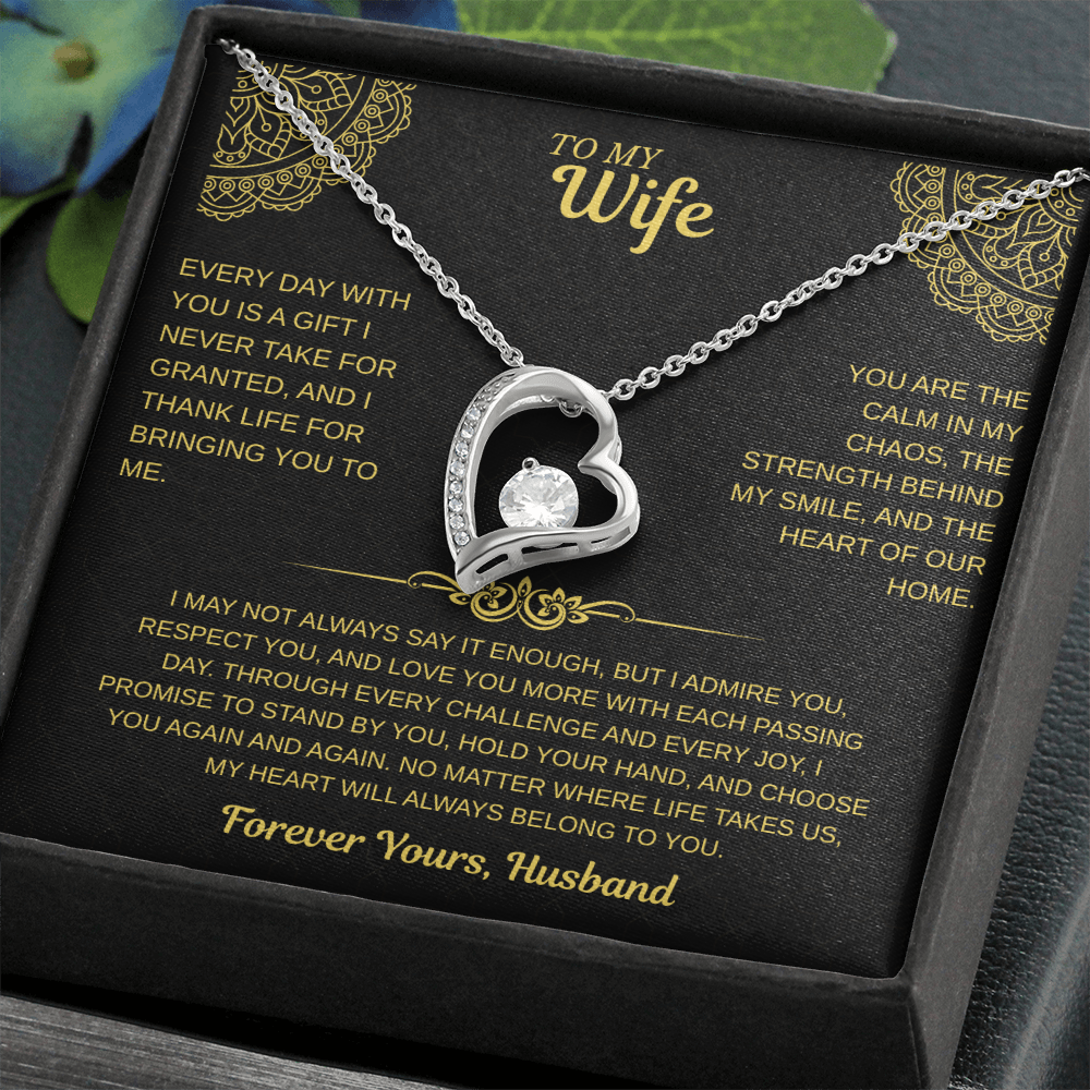 To My Wife - Forever Yours Husband - Beautiful Gift Set