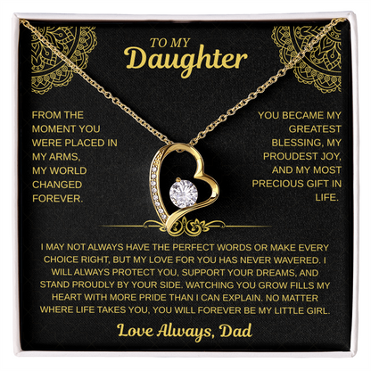 To My Daughter - Love Always Dad - Beautiful Gift Set