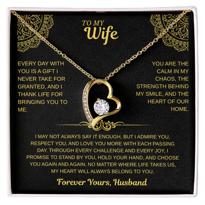 To My Wife - Forever Yours Husband - Beautiful Gift Set