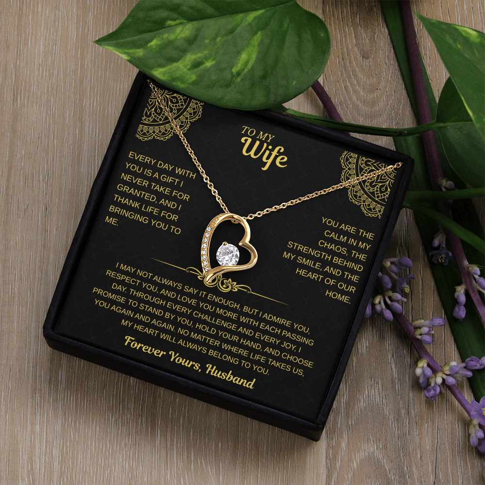 To My Wife - Forever Yours Husband - Beautiful Gift Set