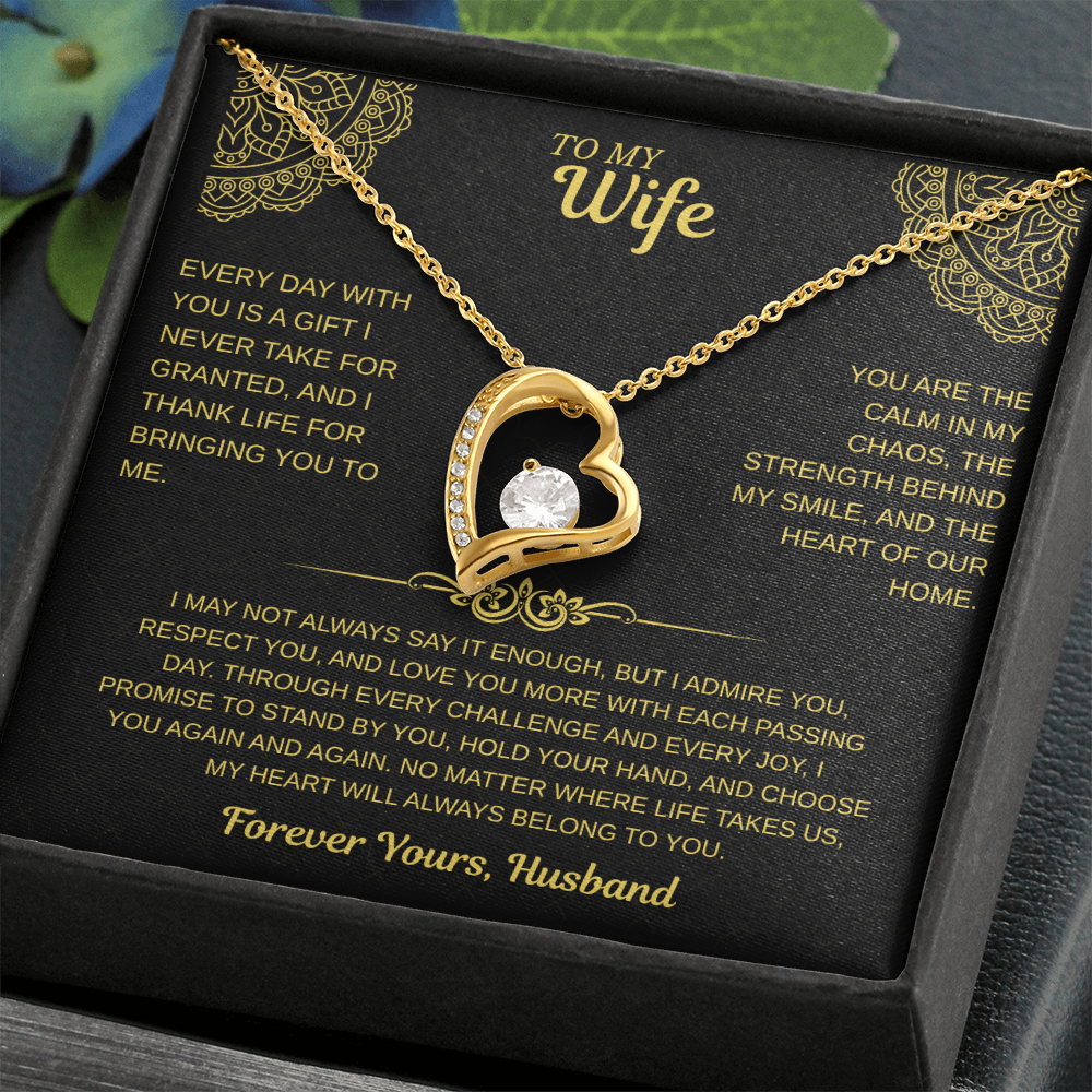 To My Wife - Forever Yours Husband - Beautiful Gift Set