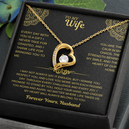 To My Wife - Forever Yours Husband - Beautiful Gift Set
